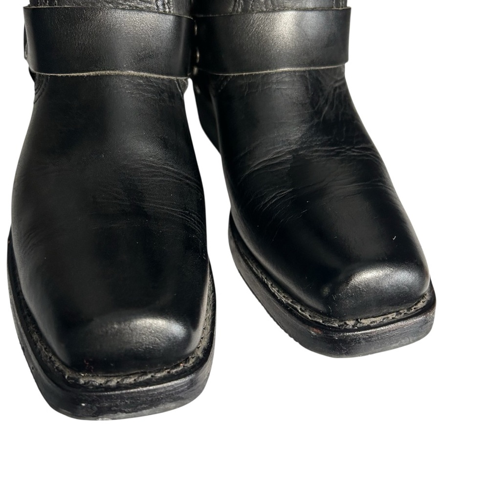 Harley-Davidson Black Leather Combat Boots - Picture 9 of 15